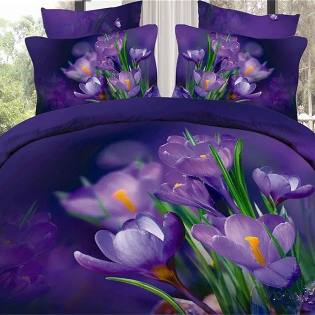 purple flower designs