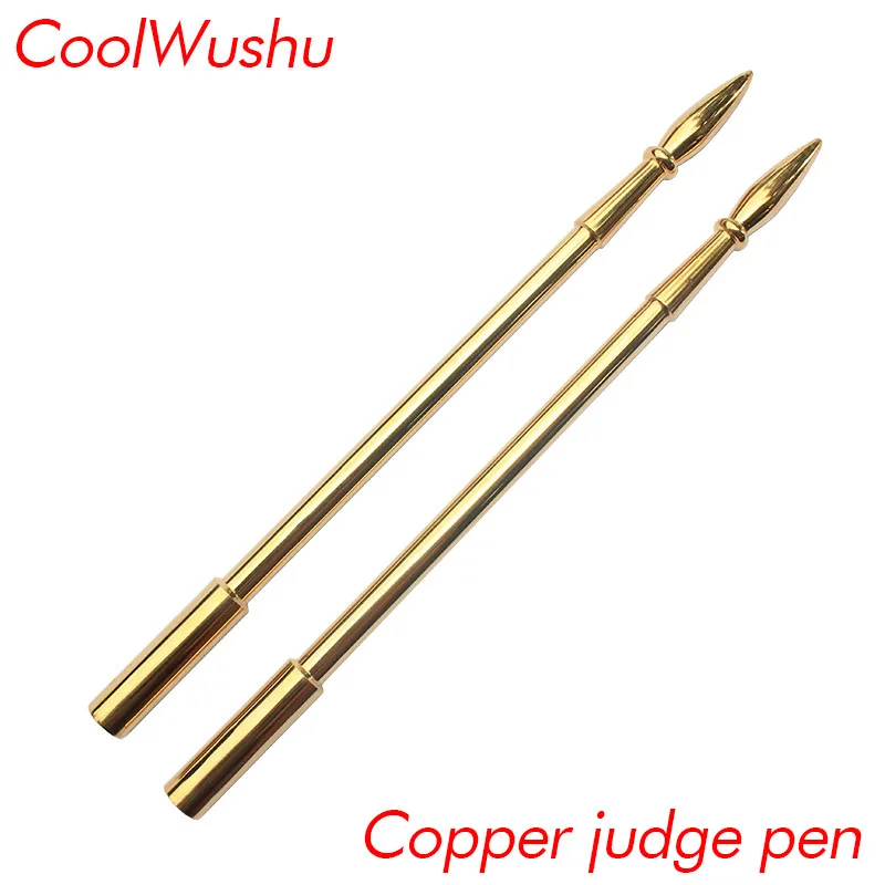 

martial art copper judge pen wushu weapon kung fu CoolWushu 35cm 820g pan guan bi