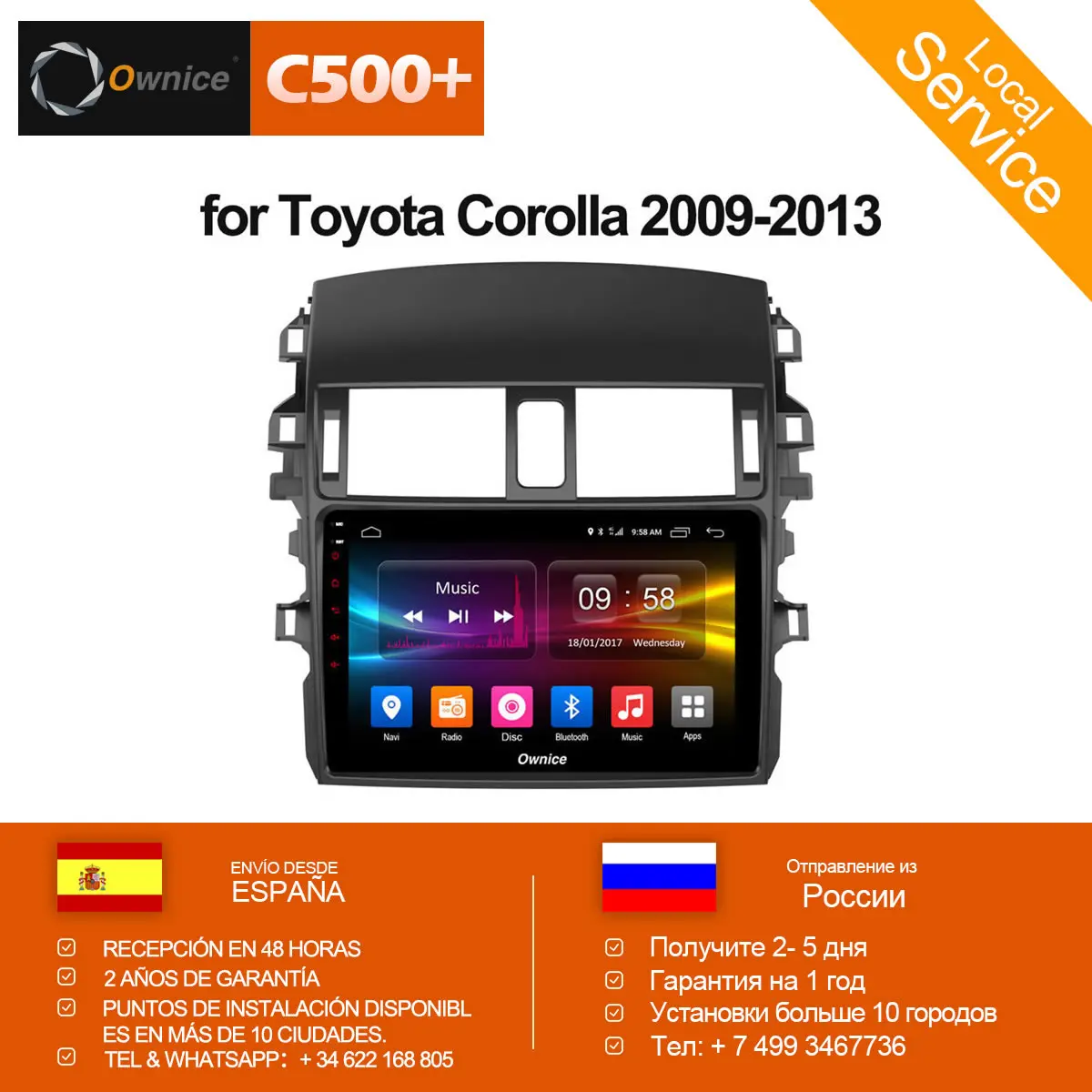 Ownice C500+ G10 Octa Core Android 8.1 car Radio DVD player 2G RAM 32G for Toyota Corolla 2009 2010 2011 2012 2013 support 4G цена Ownice C500+ G10 Octa Core Android 8.1 car Radio DVD player 2G RAM 32G for Toyota Corolla 2009 2010 2011 2012 2013 support 4G цены онлайн
