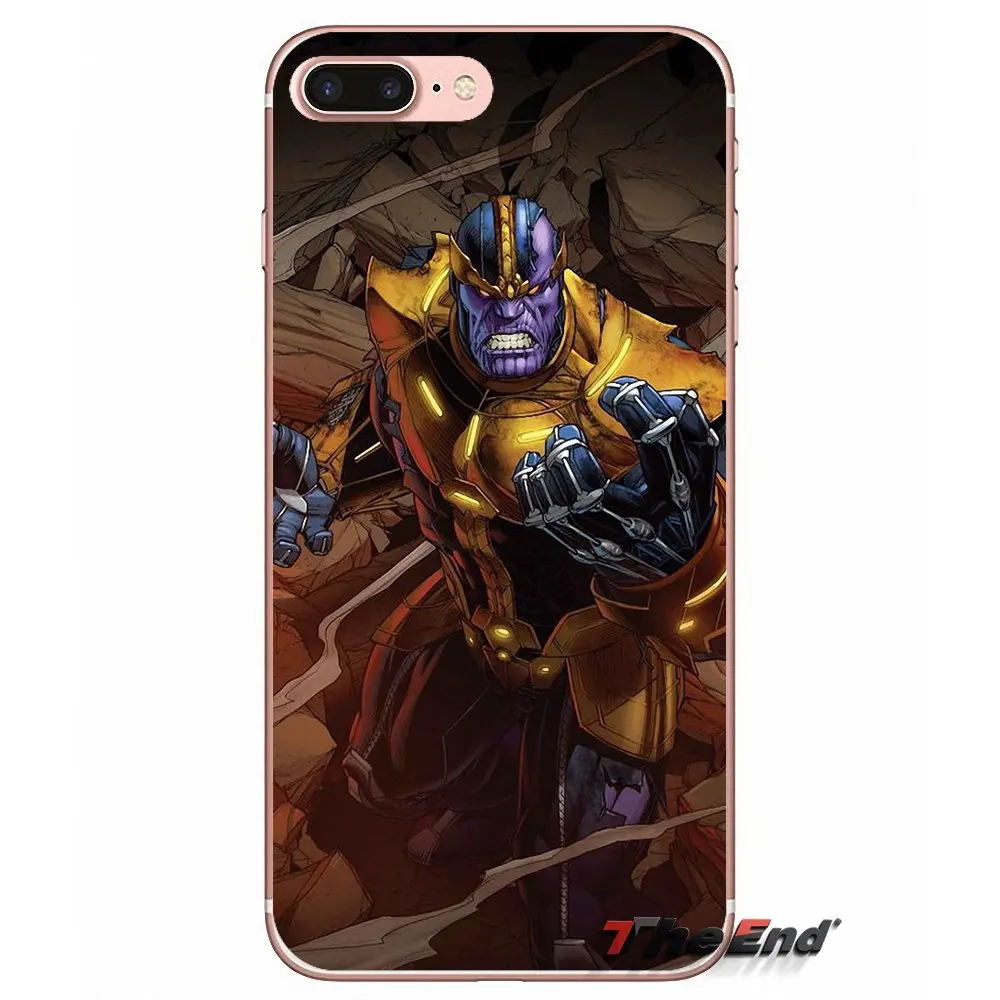 Чехол для Huawei G7 G8 Ascend P7 P8 P9 Lite Honor 4C 5X 5C 6X Mate 7 8 9 Y3 Y5 Y6 II Pro Avengers marvel concept Toys Thanos|honor 4c|mate