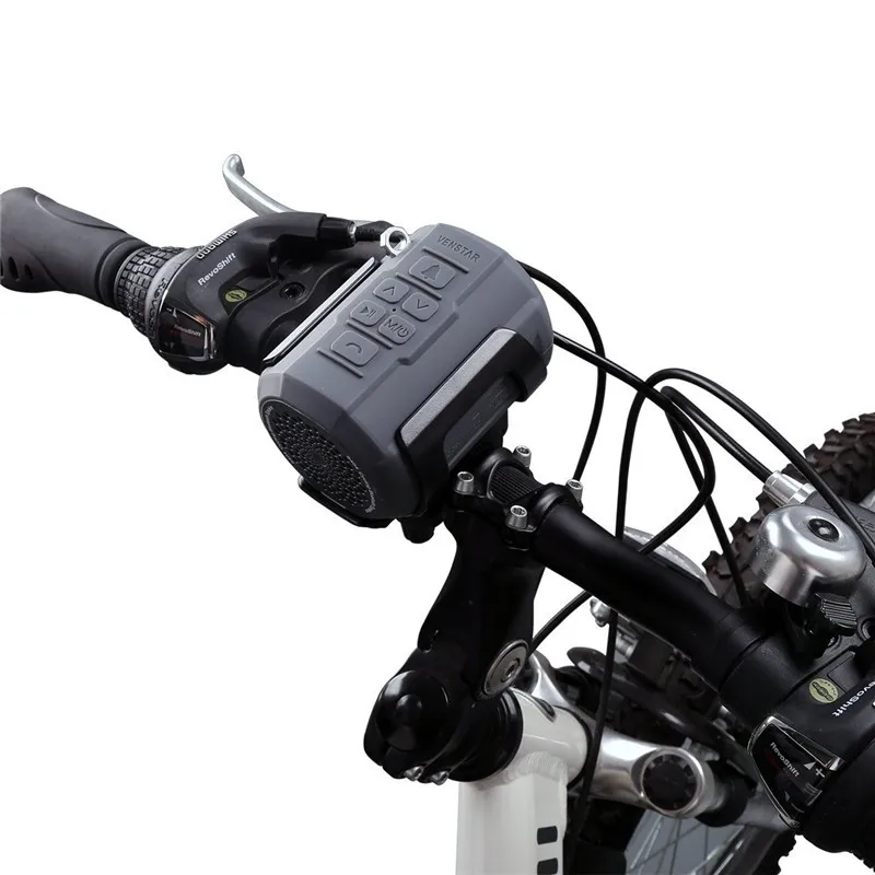 VENSTAR S404 Wireless Bluetooth Speaker for Motorcycle Bicycle Outdoor Cycling Sport with Bike Mount, Remote Panel, TF Card Slot