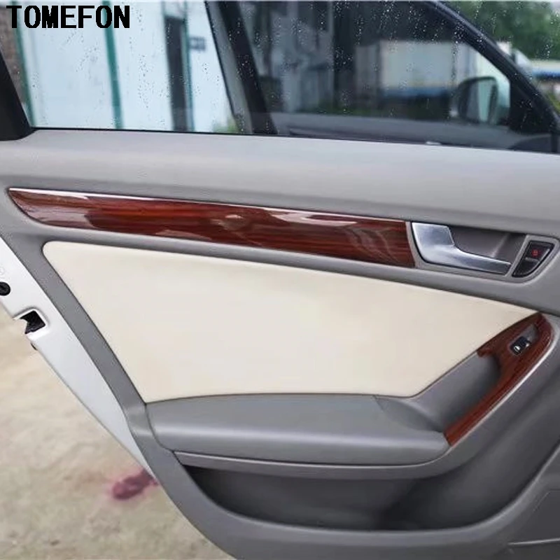 TOMEFON для Audi A4L A4 L 2009 2016 ABS пластик дерево краски внутренние части переключатель