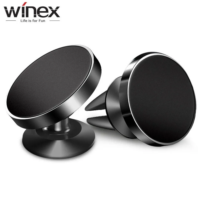 WINEX 360 магнитный держатель телефона для телефона в Автомобиле вентиляционное крепление Универсальный держатель мобильного смартфона