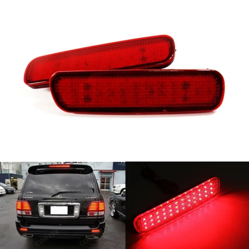 36 LED Car Styling Red Rear Bumper Reflector Light Fog Parking Stop