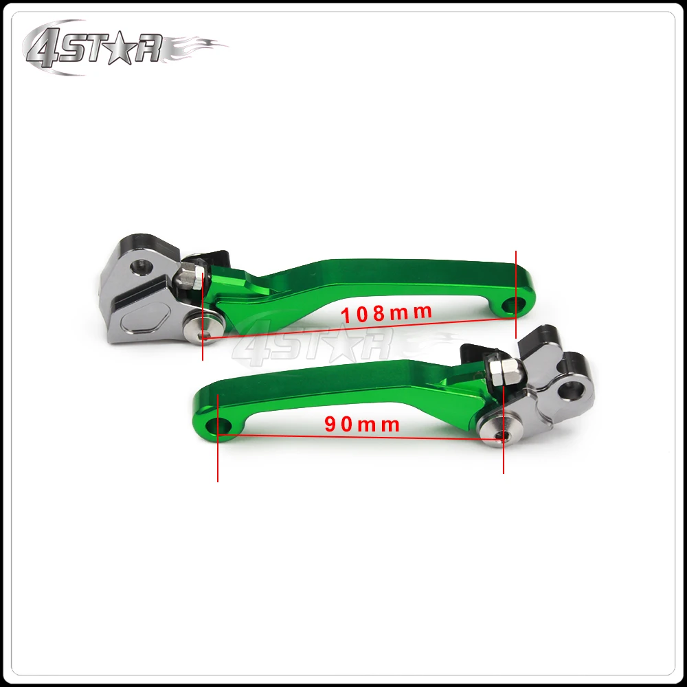 Мотоцикл с ЧПУ Тормозной рычаг сцепления для KAWASAKI KX65 2000- KX85 2001- KX125 2000-2005 KX250 2000-2004 KX250F 2004