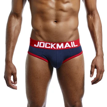 

AIIOU Sexy Gay Underwear Men Cotton Briefs Breathable Solid Color Sissy T-back Fashion Underpants Quality Underwear Men Briefs