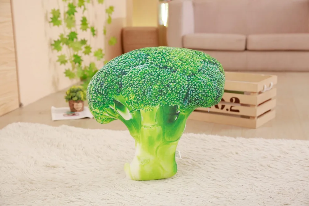 3D овощи плюшевые игрушки мягкие растения Фрукты декоративные подушки капуста Cuke баклажаны зеленый перец кухонные продукты имитационная игрушка