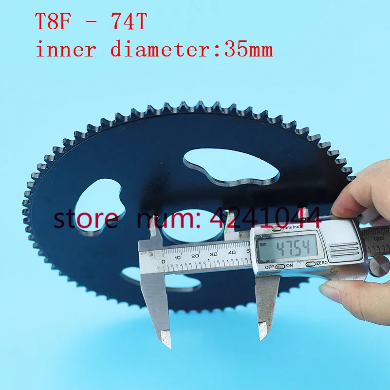 T8F 64т зуб 35 мм карманный велосипед Сталь заднее зубчатое колесо для цепи для 2-х тактный 47cc 49cc Goped щипцы для стопорных колец детский квадроцикл