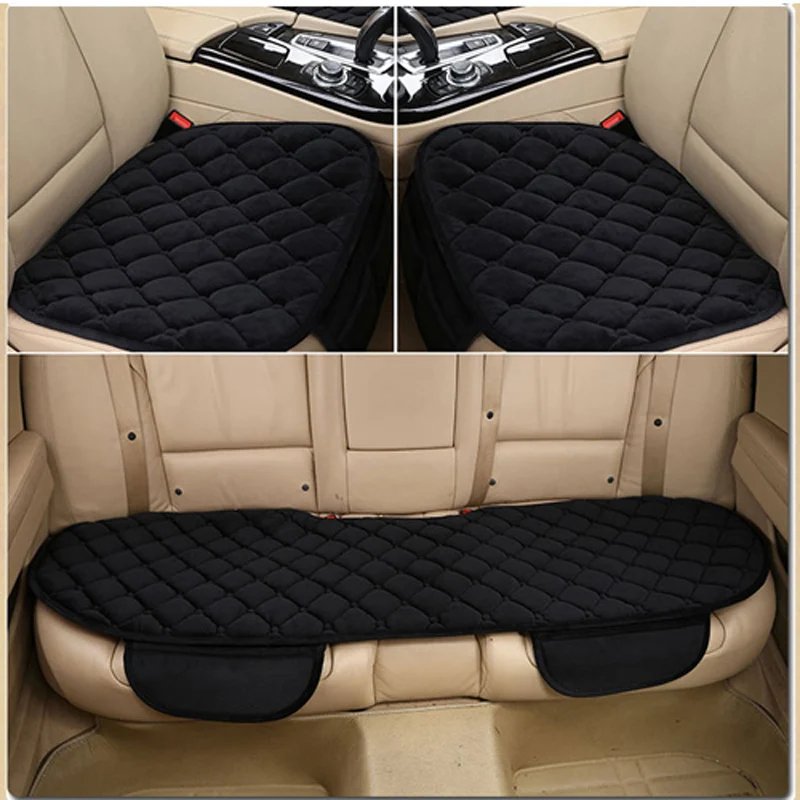 3pcs/set Thicken Warm Car Seat Cover Winter Automobiles Seat Covers