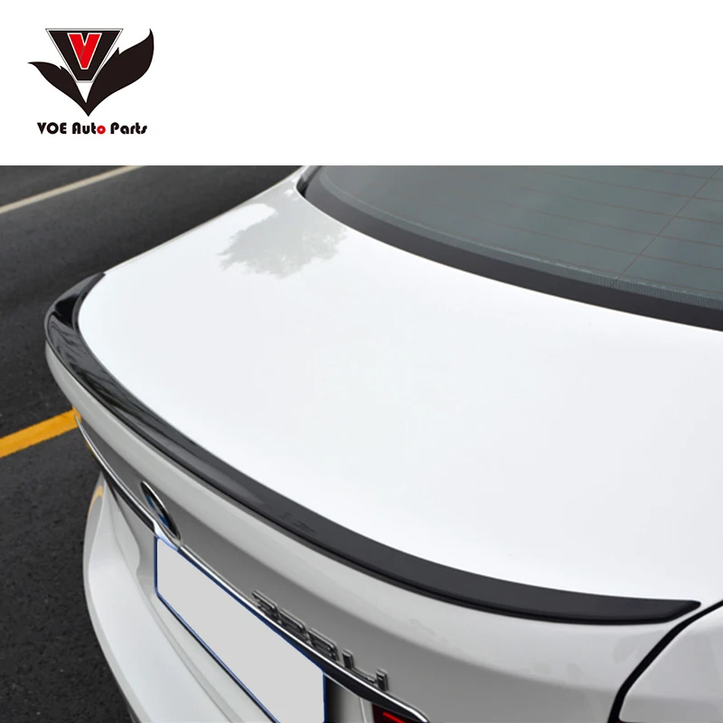 F30 M3 Style ABS Gloss Black painted Rear Wing Lip Spoiler for BMW 2013 2014 2015 2016 F30 3