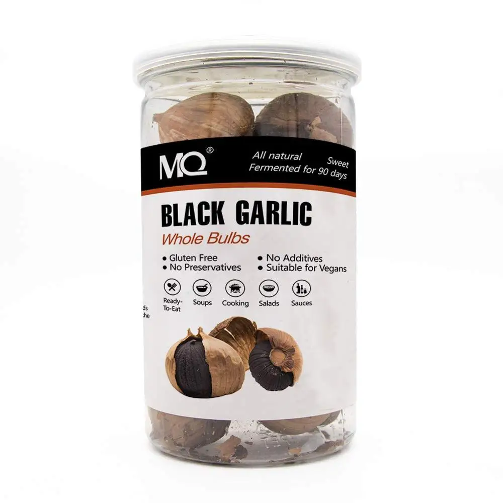 500g Organic Black Garlic Aged for Full 90 Days Whole Fermented black