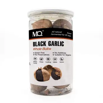 

500g Organic Black Garlic Aged for Full 90 Days Whole Fermented black garlic solve constipation protect liver Health Food