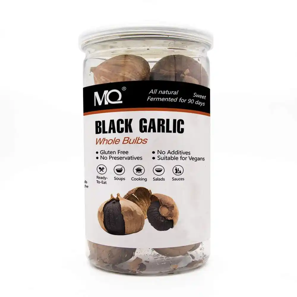500g Organic Black Garlic Aged for Full 90 Days Whole Fermented black
