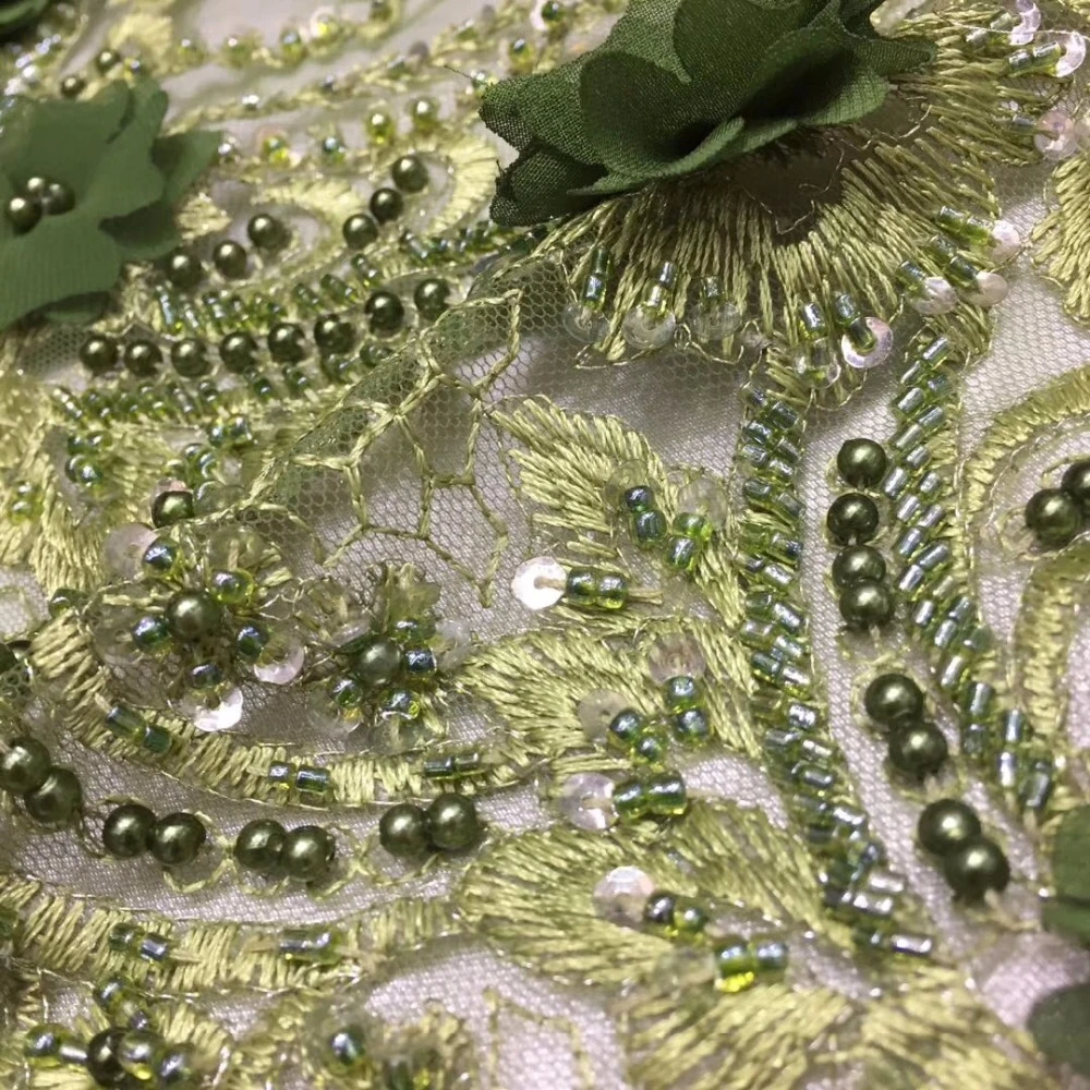 

2018 Latest French Nigerian Laces Fabric High Quality Tulle African Laces Fabric Wedding African French Tulle Lace