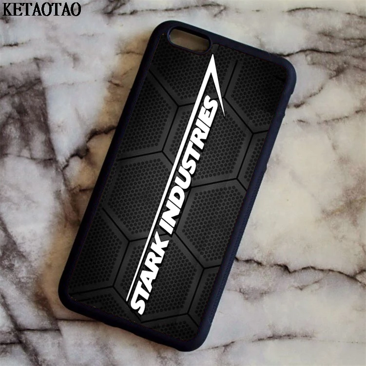 KETAOTAO Stark Industries Железный человек чехол для телефона s iPhone 4S 5C 5S 6 6S 7 8 Plus XR XS Max X Мягкий