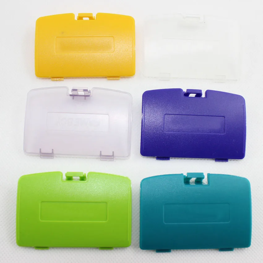 

10 pcs Replacement part Battery door for Game boy Color GBC battery pack back cover shell random color