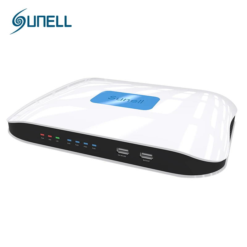 Sunell QN14P 4CH 1080P NVR 6MP Network Video Recorder Support P2P Ovifi Two Way Audio IOS