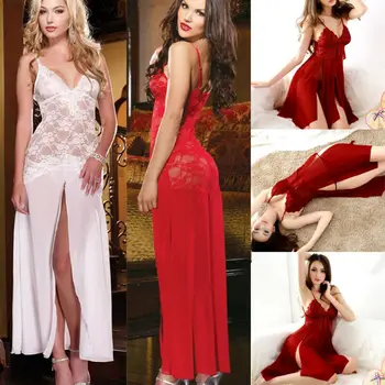 

Women Sexy Lingerie Sleepwear Panty Women Babydoll Teddy Nightwear Chemise Bodysuit Bikini Cover Up Lace Beach Dress Bandage