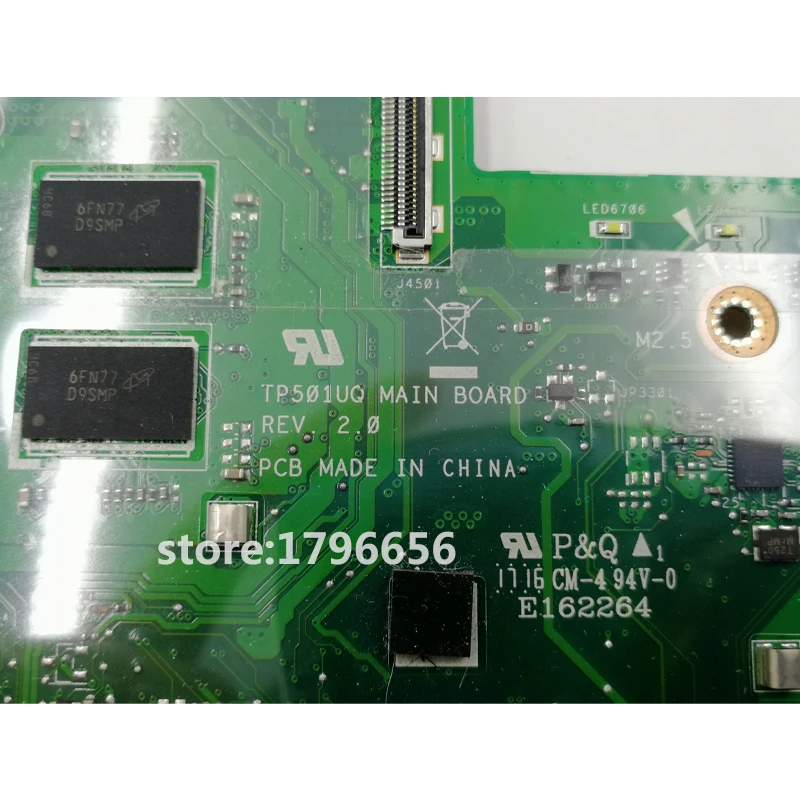  TP501UB Motherboard I7-7500U GT940M For ASUS TP501UB TP501UQ TP501U TP501 laptop Motherboard TP501U