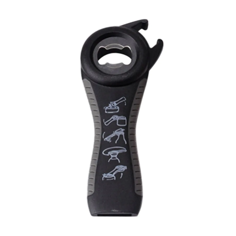 

5 in 1 Multi-function Stainless Steel Plastic Can Jar Bottle Open Can Beer Opener