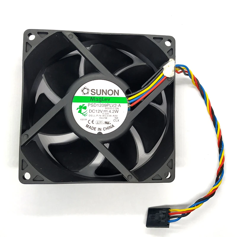 

SUNON 9032 9CM PSD1209PLV2-A DC12V 4.2W 0.35A 92*92*32MM 4-line Server Cooling Fan