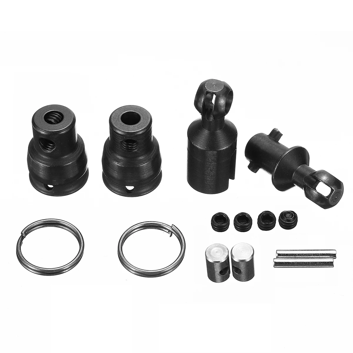 

Metal Drive Rear Axle Shaft Set Upgrade Spare Part For WPL 1/16 6WD B16 RC Truck Car Durable Perfectly Fits Parts & Accs Replace
