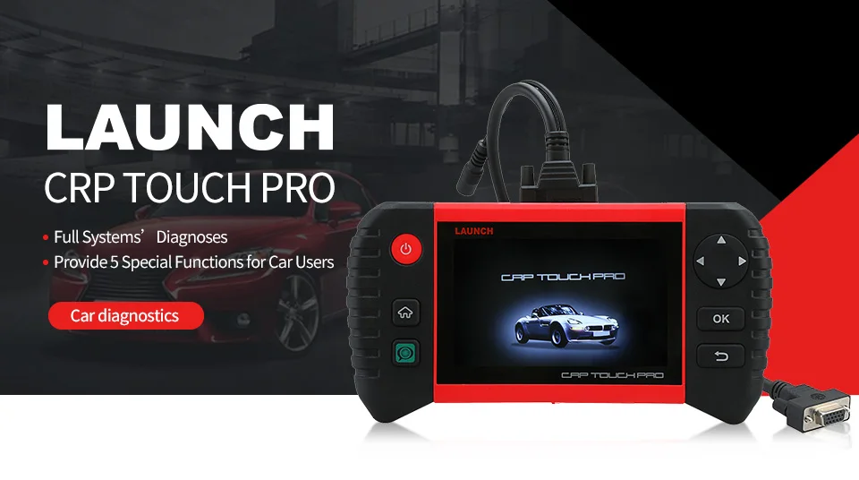 Launch Creader CRP Touch Pro Профессиональный Автомобильный сканер автомобильный диагностический инструмент все системы диагностические инструменты PK MK808