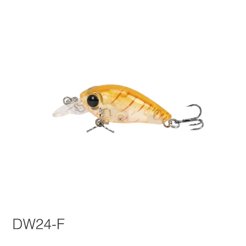 TSURINOYA для рыбалки приманки DW24 мини воблер 35 мм 3,5g Маленькие искусственные приманки Minnow карандаш приманка воблер воблеры свимбейт - Цвет: DW24-F