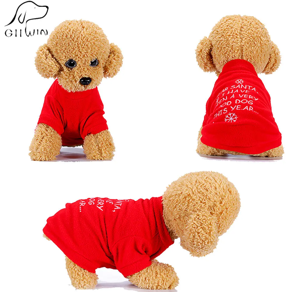 Winter Dog Clothes Pet Jacket Pomeranian Christmas Coat Cloth for Small