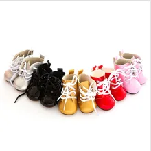 Doll Shoes Fit 18 inch 43cm Shoelaces Born New Baby Doll Accessories BJD White Black Red Pink Lace Boots For Baby Birthday Gift цена Doll Shoes Fit 18 inch 43cm Shoelaces Born New Baby Doll Accessories BJD White Black Red Pink Lace Boots For Baby Birthday Gift цены онлайн