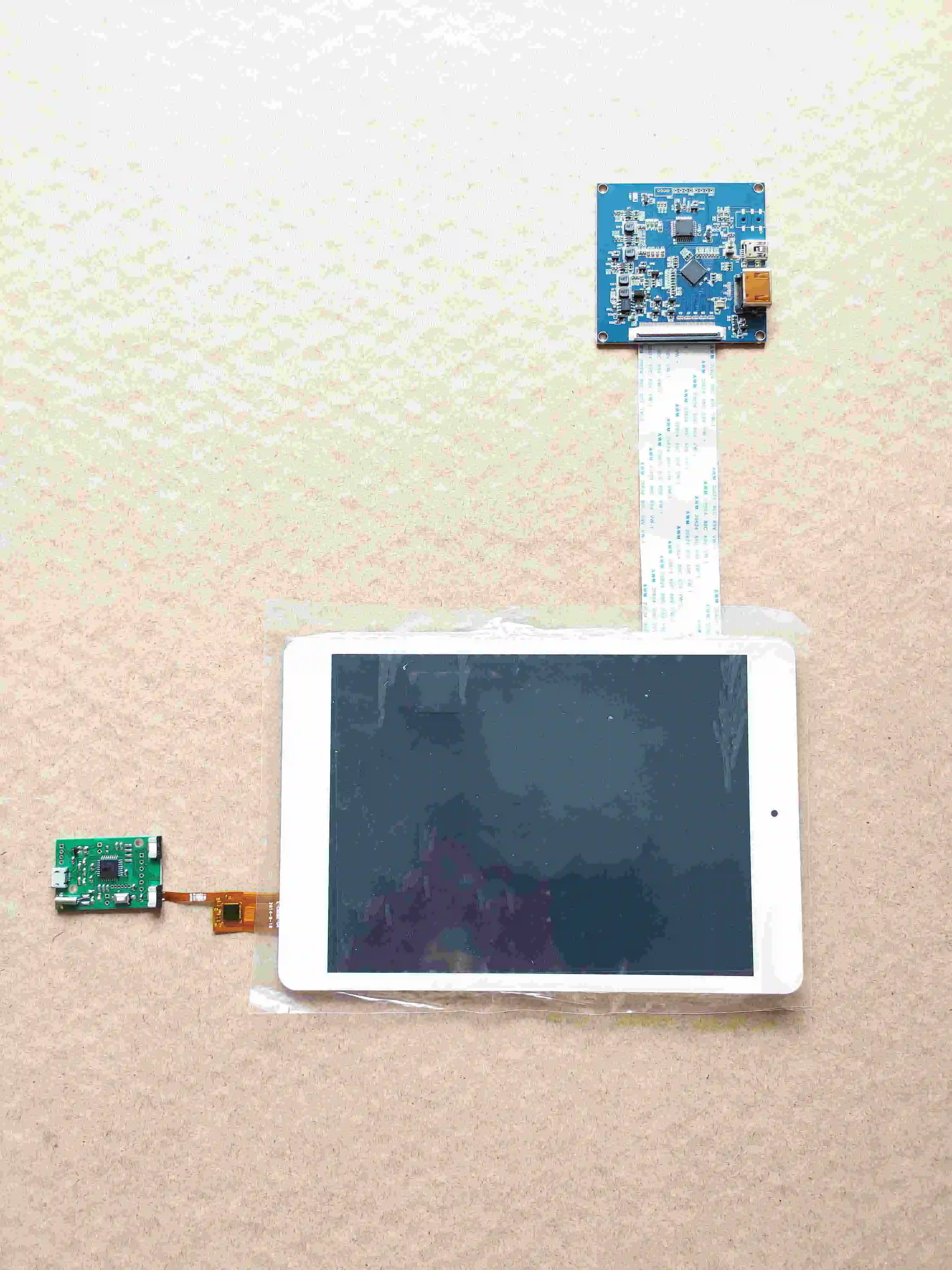 

MI PAD1/2 LCD LQ079L1SX01 USB Touch Screen 7.9 usb touch HDMI Driver Board 1536*2048 MPI TO HDMI Dedicated driver board