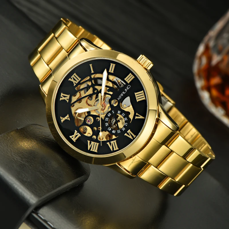 MCE роскошные золотые мужские часы автоматические механические часы для мужчин часы Relogio Masculino мужские часы из нержавеющей стали деловые наручные часы