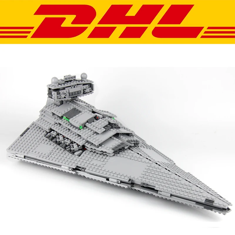 

2018 New 1359Pcs Star Wars Imperial Star Destroyer Model Building Kits Blocks Bricks Toy Children Figures Compatible With 75055