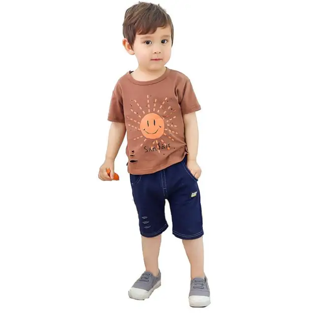 Boys Set Fashion 2pcs Toddler Clothes For Boy Clothing Sets Summer Baby Infant Tracksuit Casual