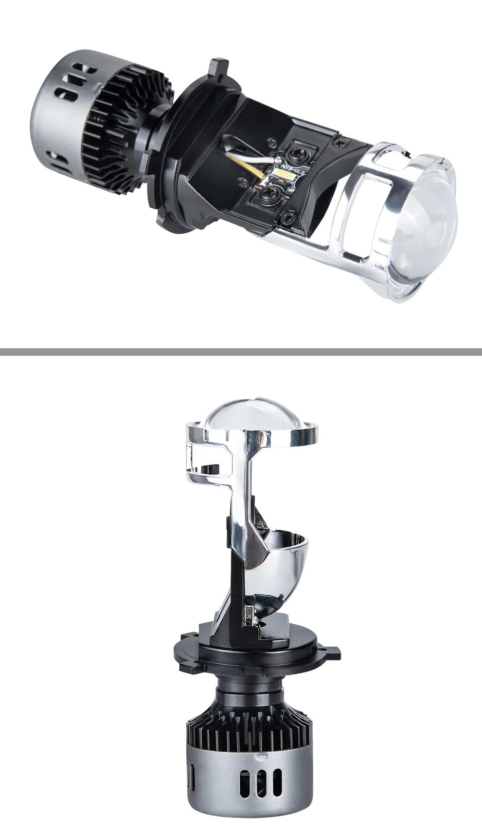 Aceersun H4 LED H4 Spotlight car headlight 6500K Hi L o beam Bulb CANBUS have Mini Projector Lens 48W 9600LM 12V 24V 9003 HB2 (16)
