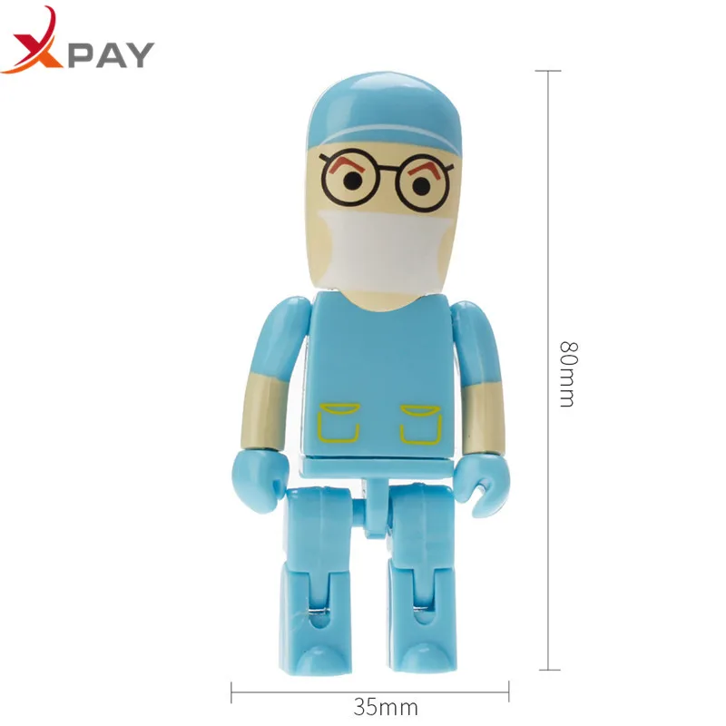 Crazy hot USB Flash Drive 32GB 128GB 16GB PenDrive cartoon Doctor 2.0 Nurse Flash Memory 4GB 64GB 8GB Pen Drive for gift u disk Crazy hot USB Flash Drive 32GB 128GB 16GB PenDrive cartoon Doctor 2.0 Nurse Flash Memory 4GB 64GB 8GB Pen Drive for gift u disk