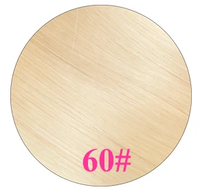 Doreen волосы для наращивания, 100 г, 120 г, от 14 до 22, человеческие волосы Remy для наращивания, без зажимов - Цвет: white blonde