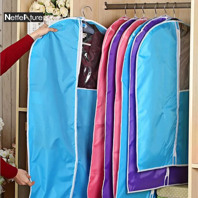 1PCS Window Clothes Dust Cover Moisture Proof Dress Jacket Garment Suit Coat Protector Wardrobe