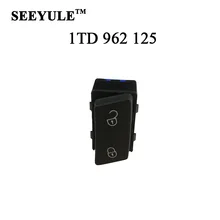 1pc SEEYULE 1TD 962 125 Car Door Lock Unlock Switch Door Control Safe Button for VW Touran Caddy