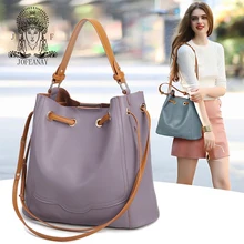 Jofeanay 2016 classic handbag leather handbag factory Wholesale Fashion Shoulder Bag Handbag bucket