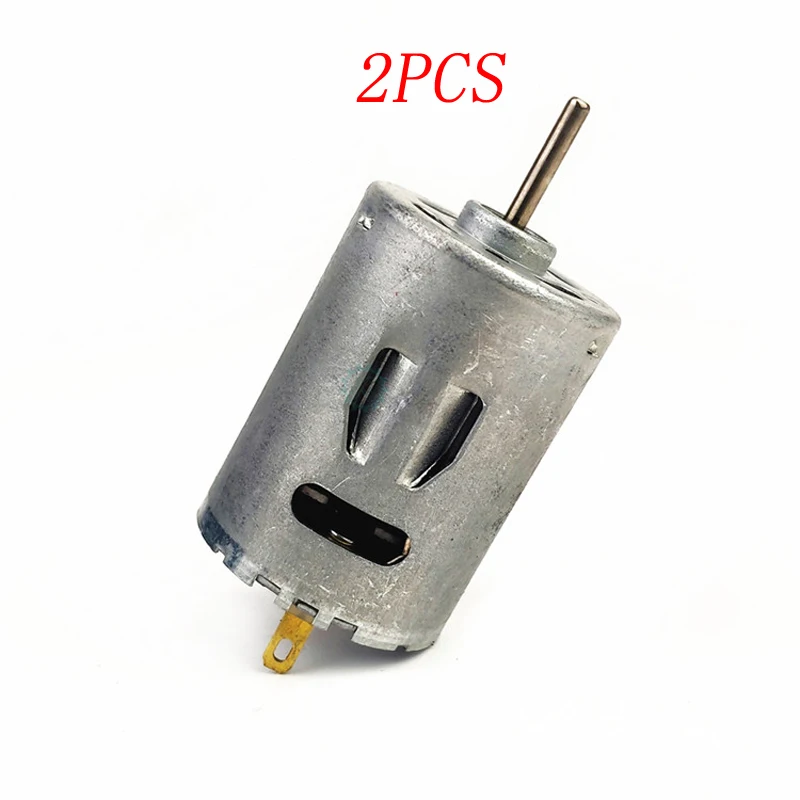 

2PCS 385 DC Motor 12V Powerful Carbon Brush Metal Motor 2.3mm Shaft RC Racing Toy Car 4WD Motor Spare Parts for RC Boat/Car