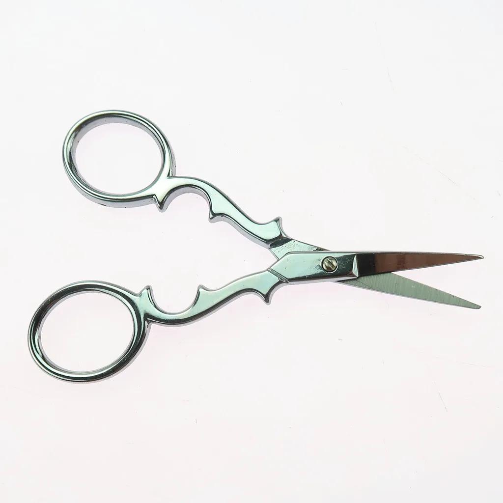 Vintage European Stainless Steel Gourd Scissor for Embroidery Sewing Needlework