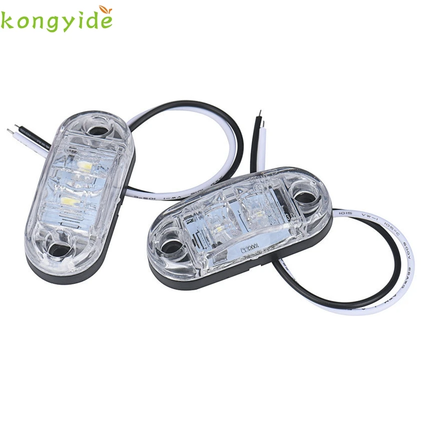 

New 2x12 v / 24 v Tow Truck Side Marker Light LED Submersible Lamp car accessories