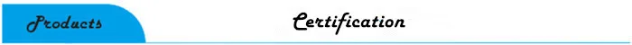 certification