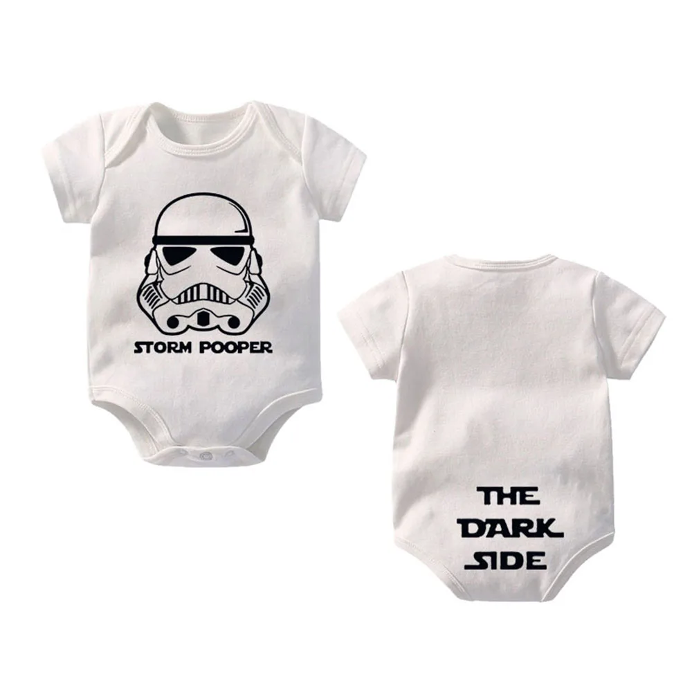 

Culbutomind "THE DARK SIDE" Baby Vest Front and back print Baby clothes Star Wars Inspired baby shower gift unisex baby clothes