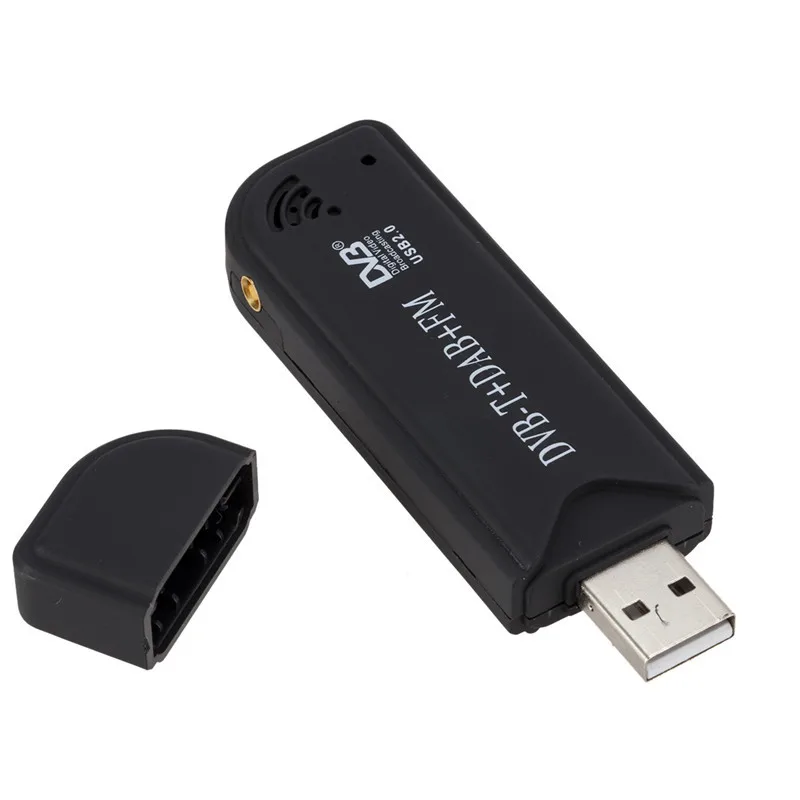 USB 2,0 цифровой DVB-T ТВ-палка SDR DAB FM HD ТВ-тюнер приемник RTL2832U+ FC0012 DVBT антенна ТВ приемник Dongle палка ИК пульт дистанционного управления