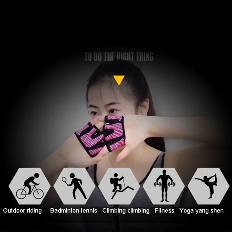 1 пара противоскользящие мужские женские перчатки для тренажерного зала дышащие упражнение для укрепления тела тренировочные спортивные перчатки для фитнеса