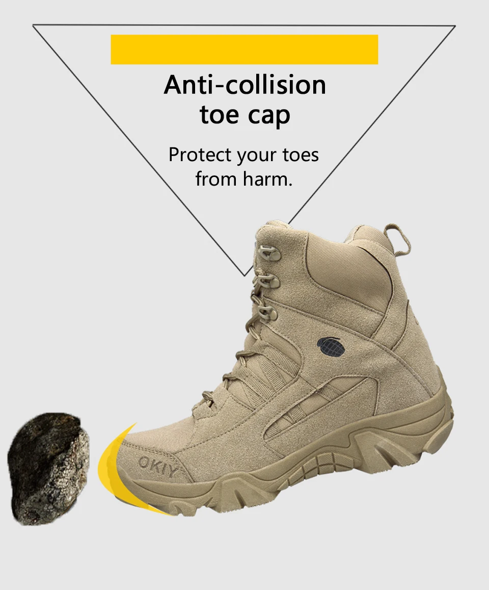 Cungel/мужские военные тактические ботинки; уличные треккинговые ботинки; противоскользящие армейские ботинки для пустыни; армейские ботинки для альпинизма