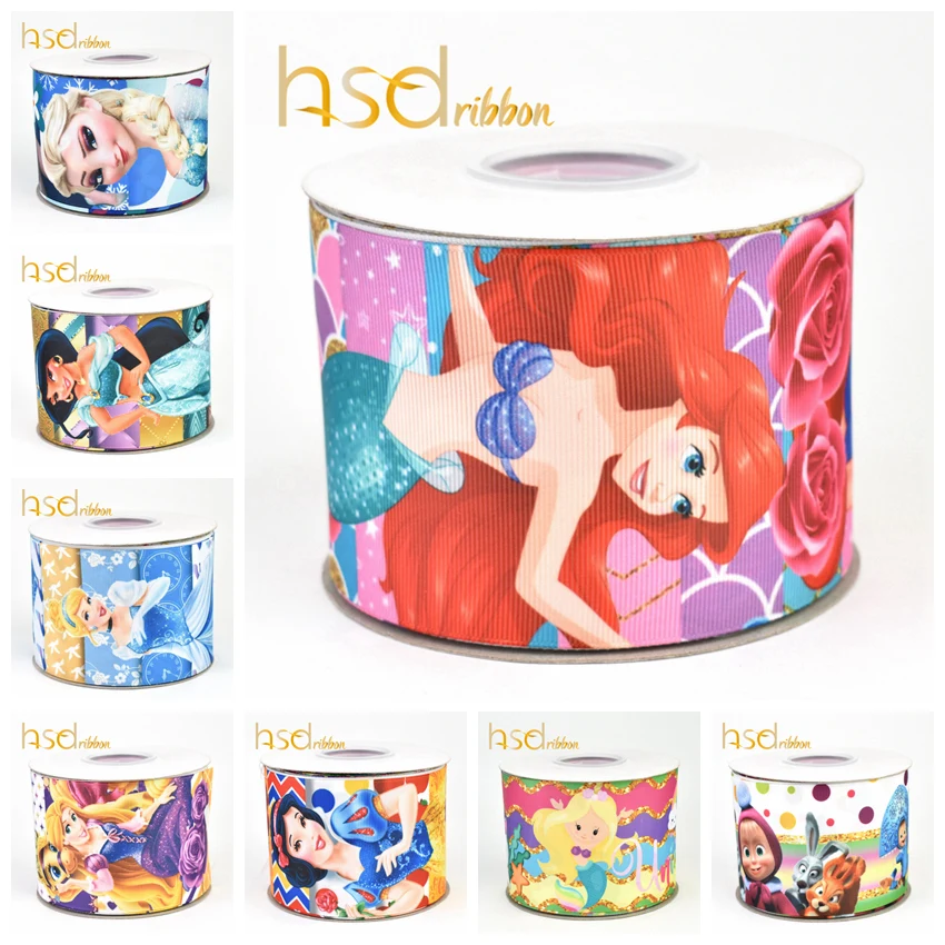 HSDRibbon 22 мм 38 50 75 пользовательские печатные Grosgrain ленты ярдов/рулон | Дом и сад