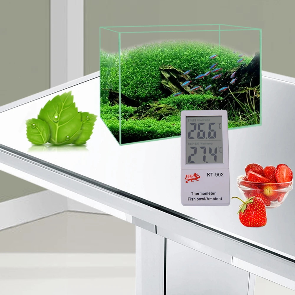 

1.5V Digital Fish Reptile LCD Display Aquarium Tank Water Thermometer Temperature for Aquarium & Ambient Temperature Thermometer